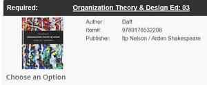 Organization Theory & Design Ed. 03