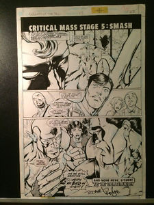 Original Comic Art--Justice League Of America, DC Comics