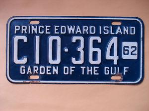 PEI car Licence Plate - 