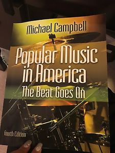 Popular music in America the beat goes on 4th edition