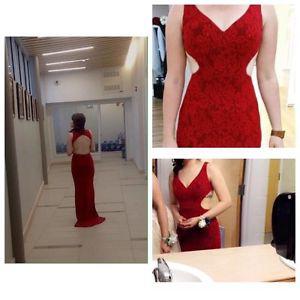 Red Prom Dress! want gone asap
