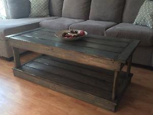 Rustic Coffee Table and end tables