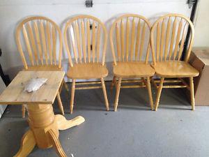 Table and chairs