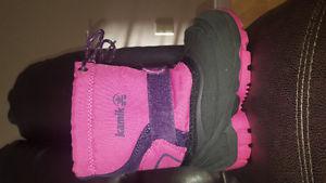 Toddler girls Kamik winter boots sz 8
