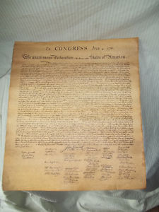 U.S.A. Declaration Of Independence