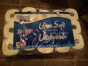 Ultra soft bath tissues