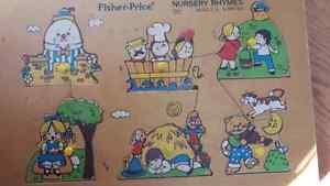 Vintage Fisher Price wooden puzzle 