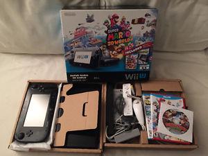 Wii U + Gamepad and Original Controller (w nunchuk) + 3
