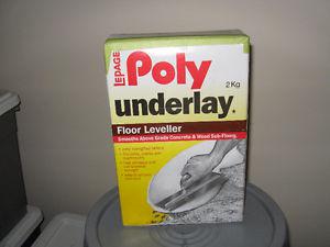 poly underlay or grout