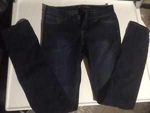 $10 Blue mid stone wash straight cut jeans