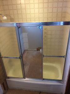 3 panel shower doors
