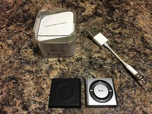 4th Gen iPod Shuffle 2GB (space grey) with Skin