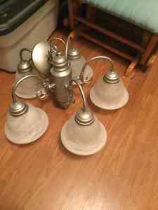 5 lamp hanging light