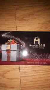Avalon Mall 25$ Gift Card