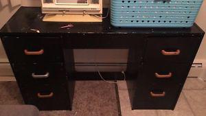 Black dresser/vanity/desk