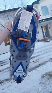 Brand new snowshoes with hiking pole