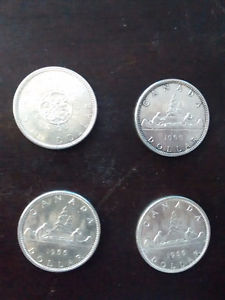 Canadian real silver dollars