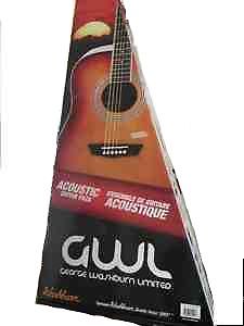 GWL Guitar Kit, acoustic guitar, tuner, stand, strings