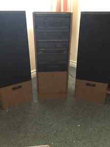 Home stereo system with 2 speakers Free
