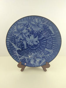 Japanese Decorative plate in Blue and White