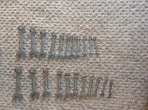 Master craft sae and metric stubby wrench sets forsale
