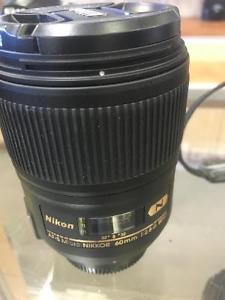 Nikon Nikkor 60mm Lense