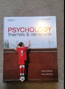 Psychology themes and variation textbook