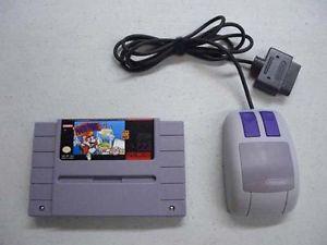 SNES - Mario paint with Mouse & board - Used - Good