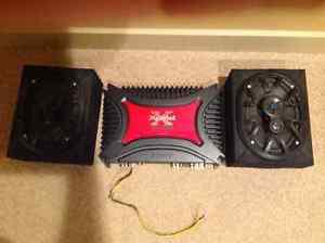 Speaker /Amp Energy 6x9 Speakers and Sony 2 Channel Amp