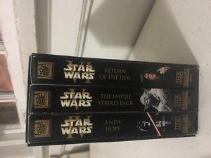 Star Wars trilogy vhs