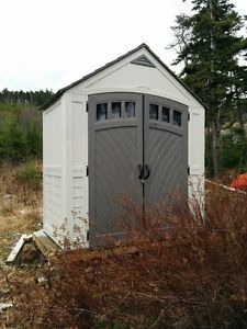 Storage Shed and presure treated wooden base