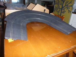 Strombecker banked track - also numerous pieces of track and