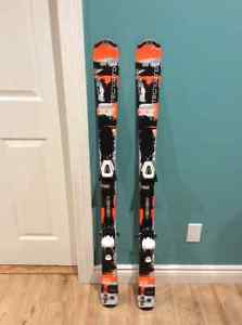 Two sets of Skis - Techno Pro 130 with bindings (orange &