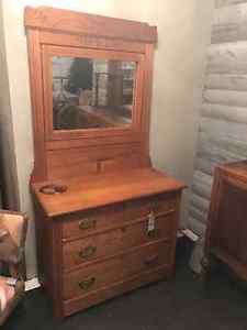 Vintage Southwestern Style dresser with mirror