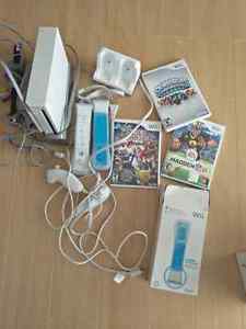 Wii console and game