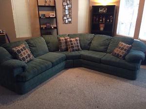for sale sectional couch & love seat