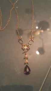 10k Gold Art Nouveau Necklace