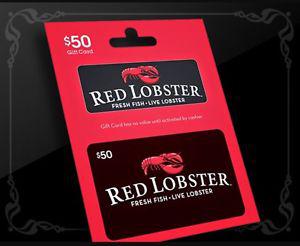 $50 Red Lobster Gift card
