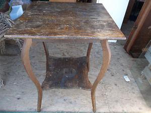 Antique solid wood table