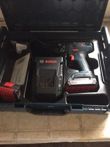Bosch 18v 1/2" drill with lithium-ion batteries