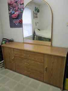 Double dresser and mirror (In Shediac) If interested CALL