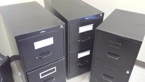 Filing Cabinets - 3 cabinets available for $25 each
