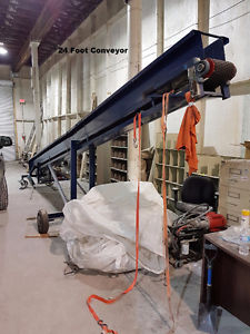 Hopper conveyor sifter grinder crusher bag filler bag sealer
