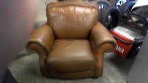 Large Leather Armchair