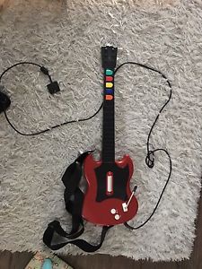 Play station 2 PS2 remotes and guitar