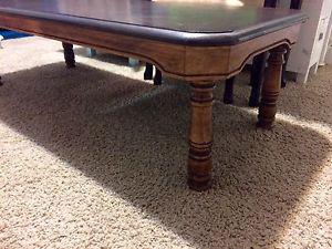 Refinished rustic accent tables