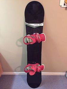 SIMS Snowboard 163 WIDE + BURTON bindings