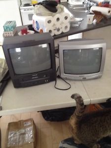 Two 13" tv's