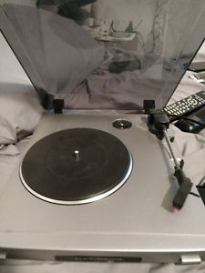 Vinyl Player with Surround Sound System
