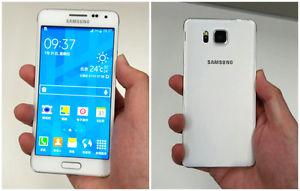 White Samsung Alpha phone, great condition